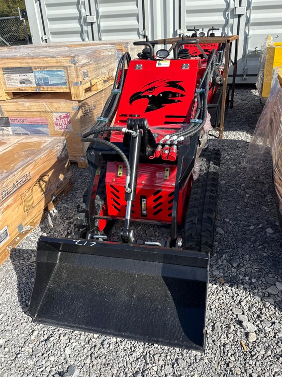 New 2026 Red SD Launch SSL60 Skid Steer Loader.