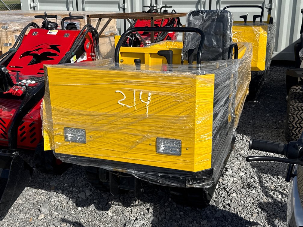 New 2026 Yellow Crawler Dumper with Seat, model CDWS25.