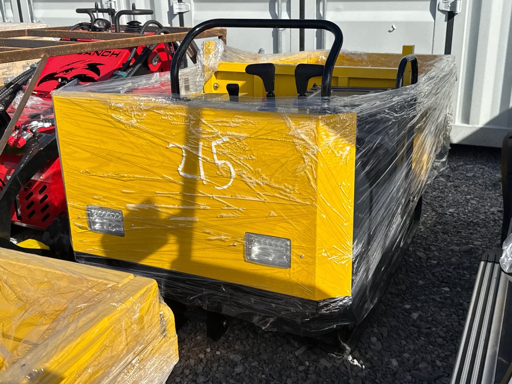 New 2026 Yellow Crawler Dumper with Seat, model CDWS25.