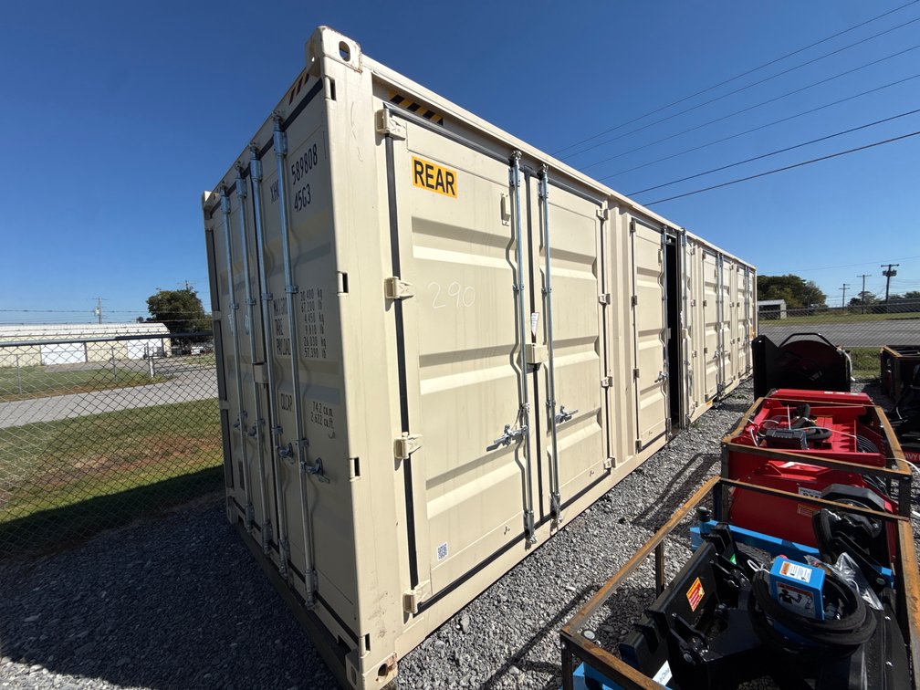 40-Foot One-Trip Shipping Container with Four Side Doors