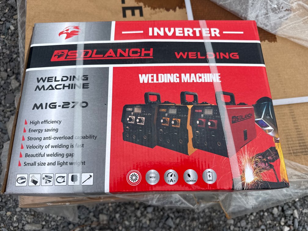SD Launch MIG-270 Inverter Welding Machine – Red