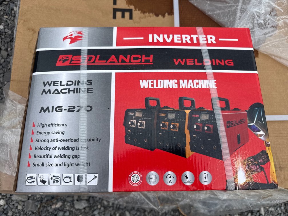 SD Launch MIG-270 Inverter Welding Machine – Red