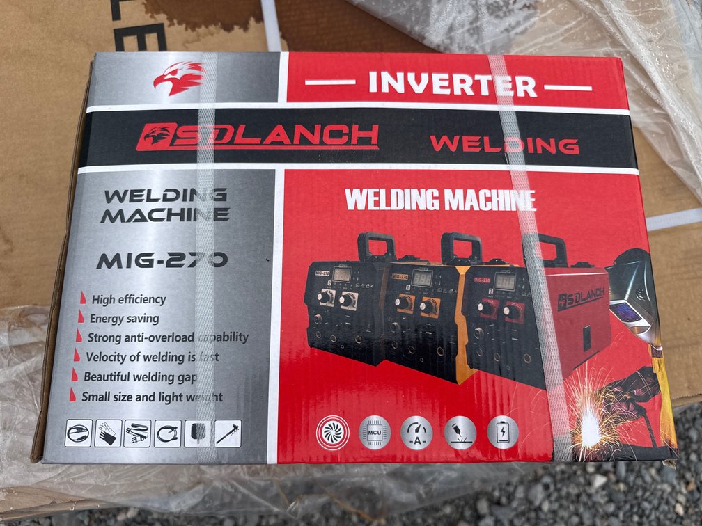 SD Launch MIG-270 Inverter Welding Machine – Red
