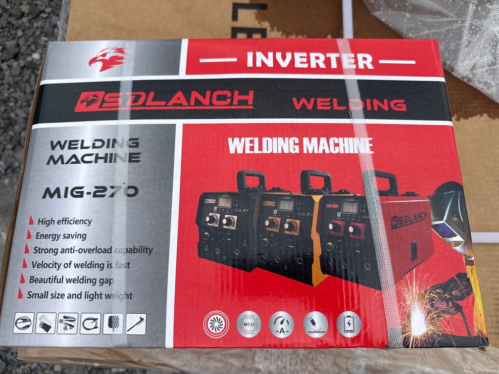 SD Launch MIG-270 Inverter Welding Machine – Red