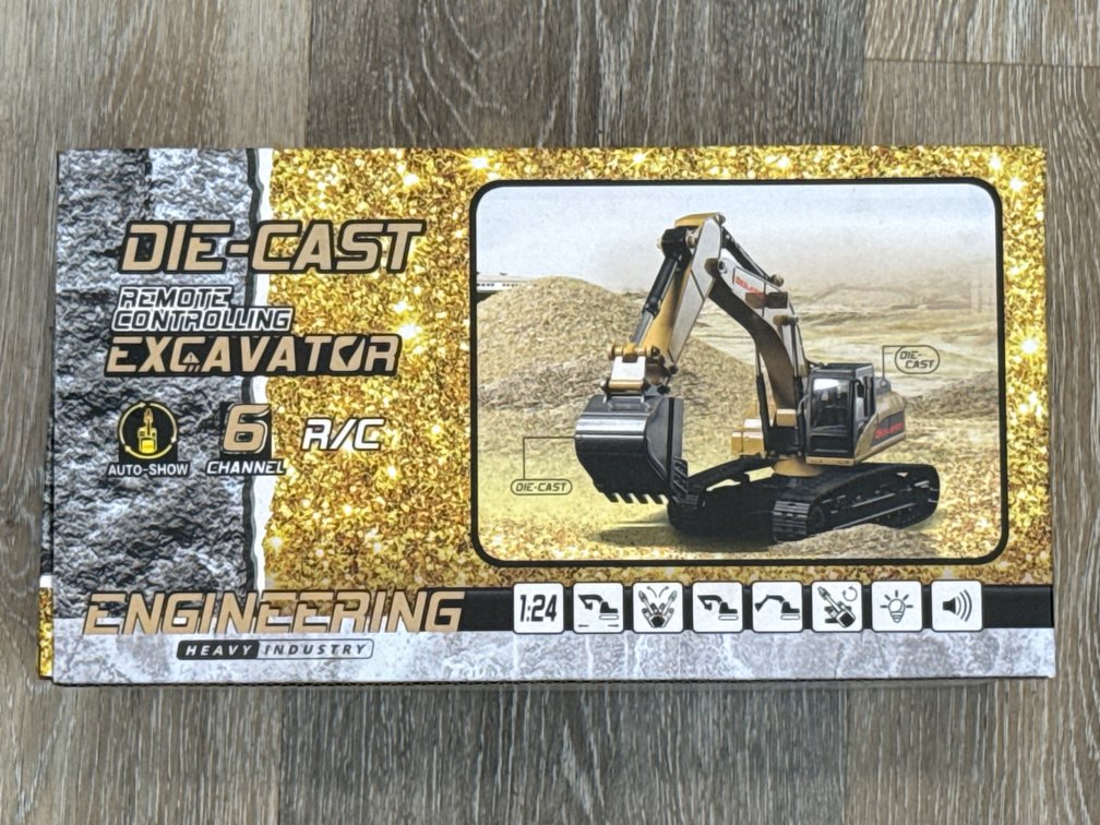 SD Launch Remote-Control Excavator – 1:24 Scale