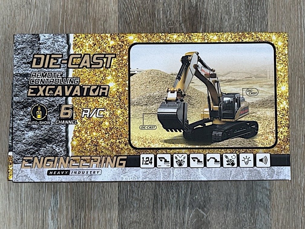 SD Launch Remote-Control Excavator – 1:24 Scale