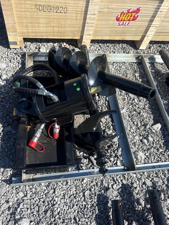Mini Excavator Hydraulic Auger with 20 cm & 30 cm Bits