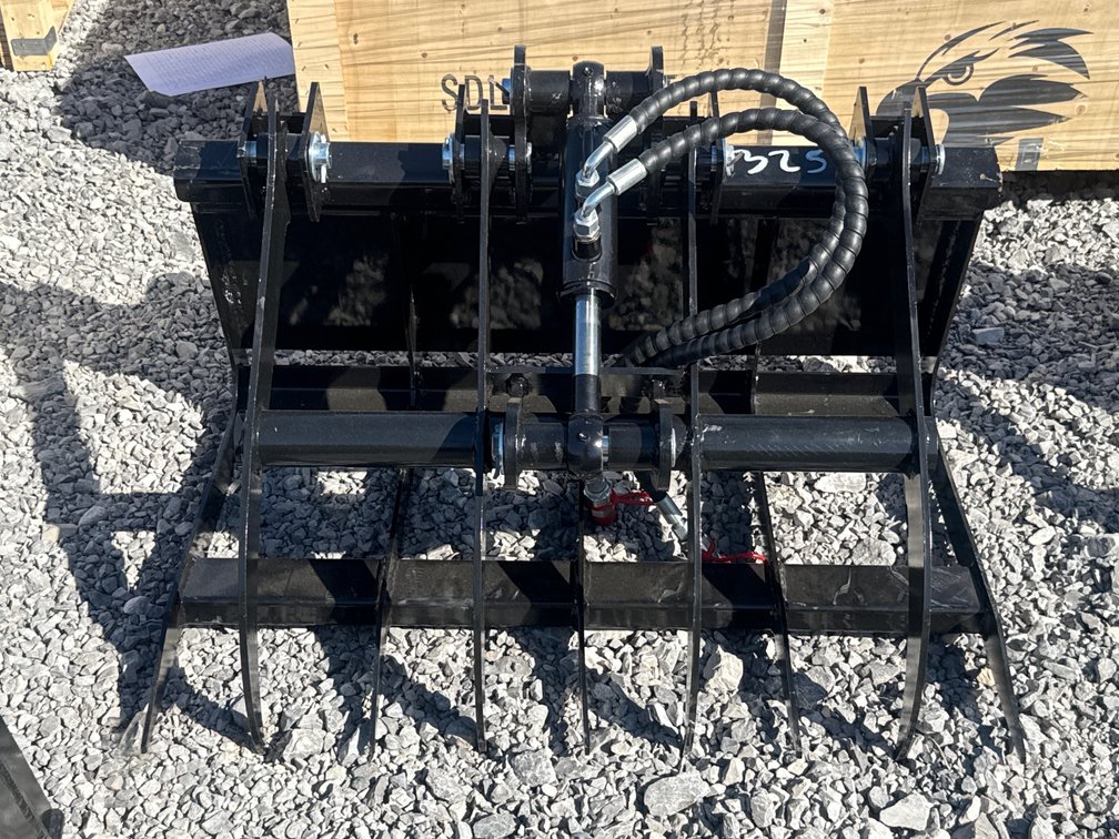 Brush Grapple for Mini Skid Steer Loader