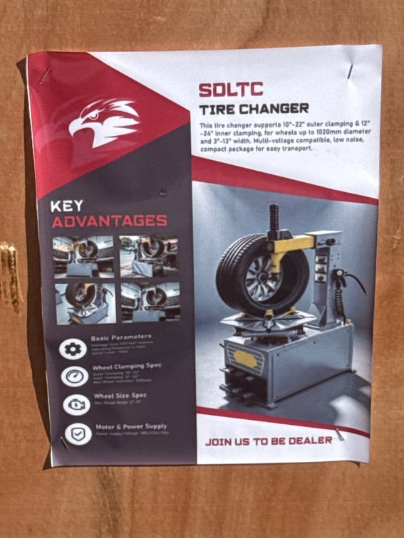 SD Launch SDLTC Tire Changer