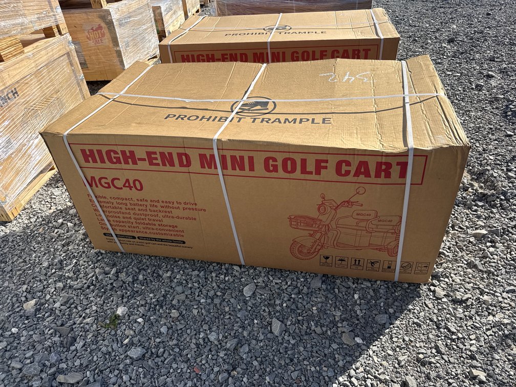 MGC40 Mini Electric Golf Cart – Red