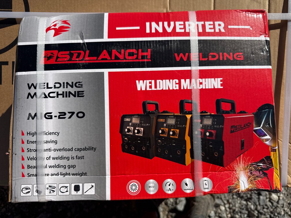 SD Launch MIG-270 Inverter Welding Machine – Black