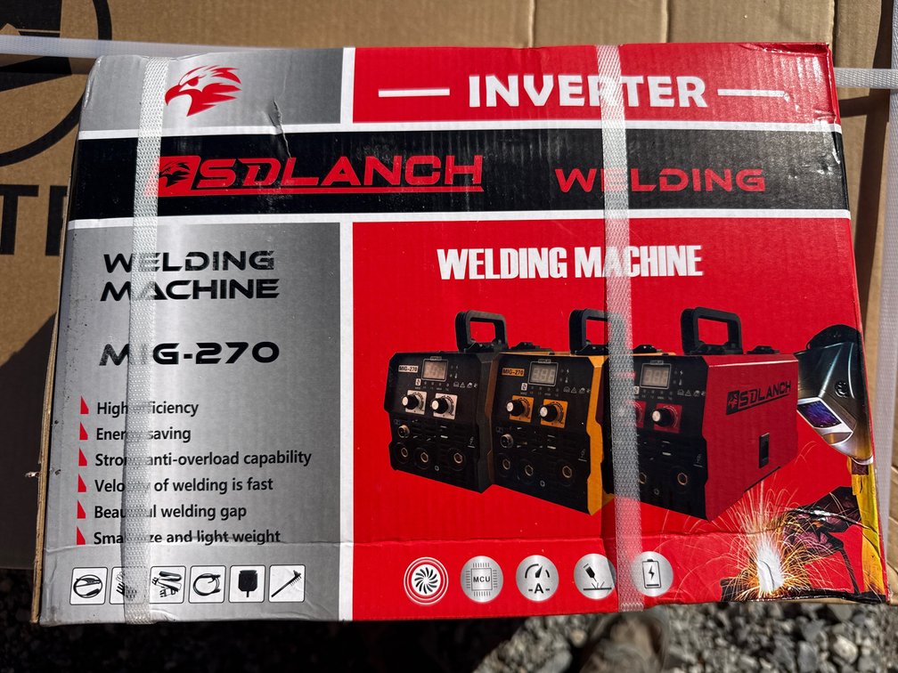 SD Launch MIG-270 Inverter Welding Machine – Black