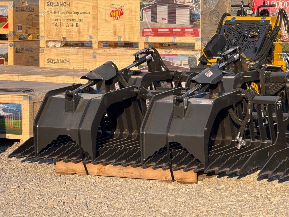 Stout HD78-3 Rock Bucket Grapple – 78"