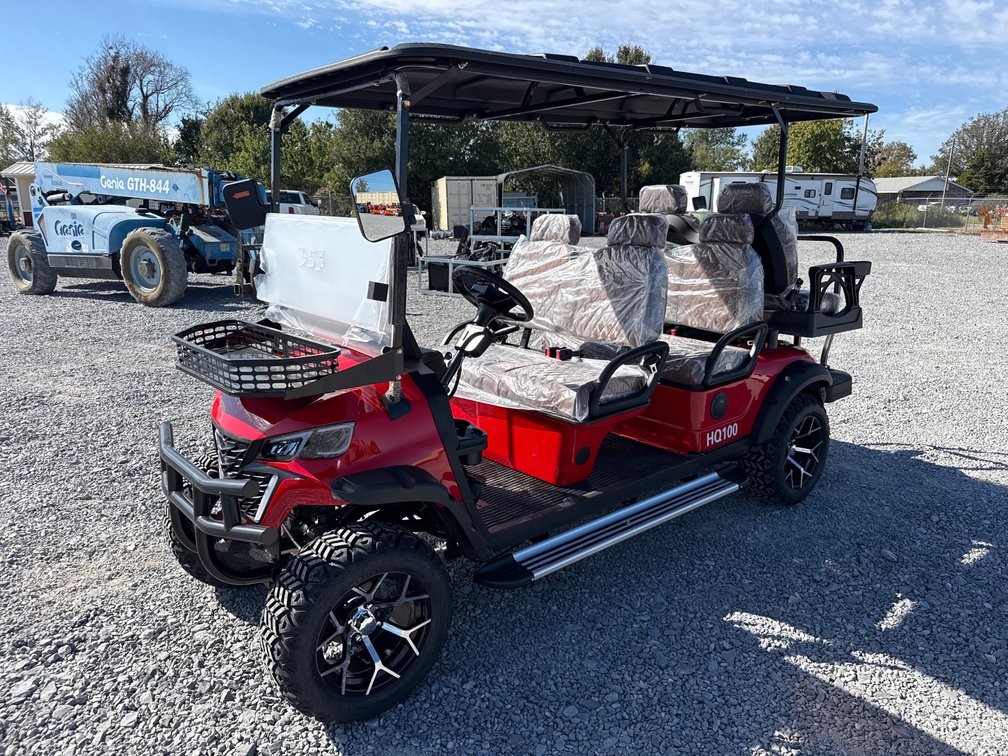 HQ100 Electric Golf Cart – Red