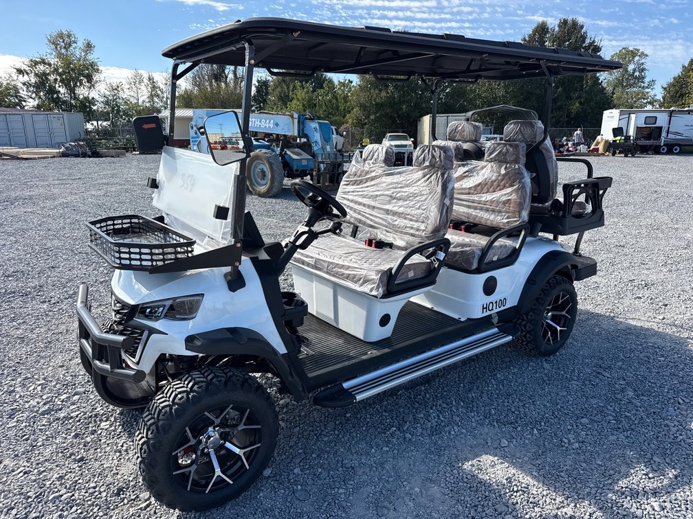 HQ100 Electric Golf Cart – White