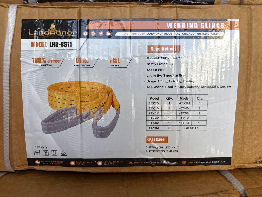 Webbing slings