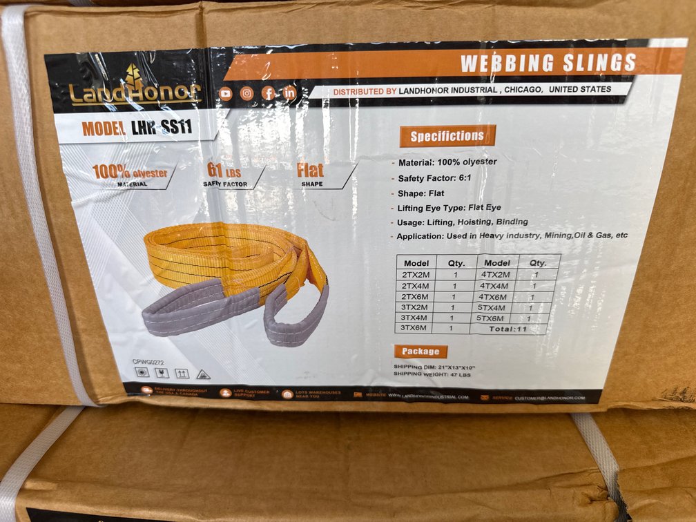 Webbing slings