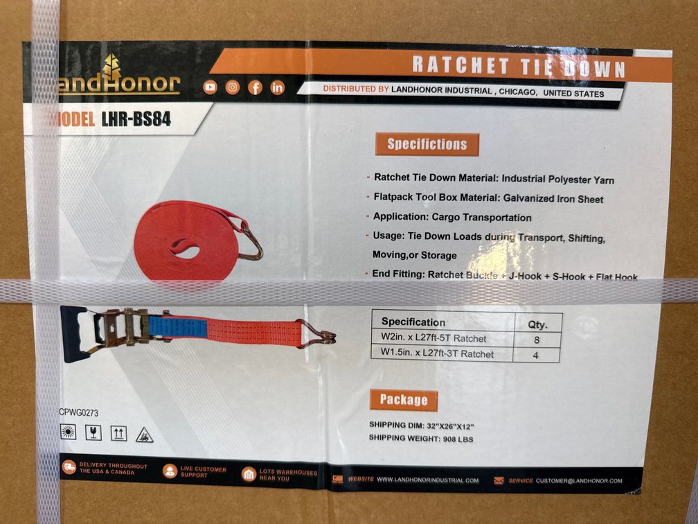 Ratchet tie downs