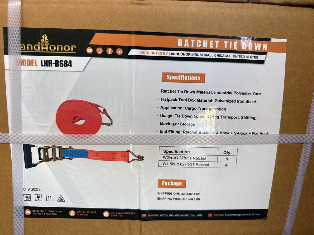 Ratchet tie downs