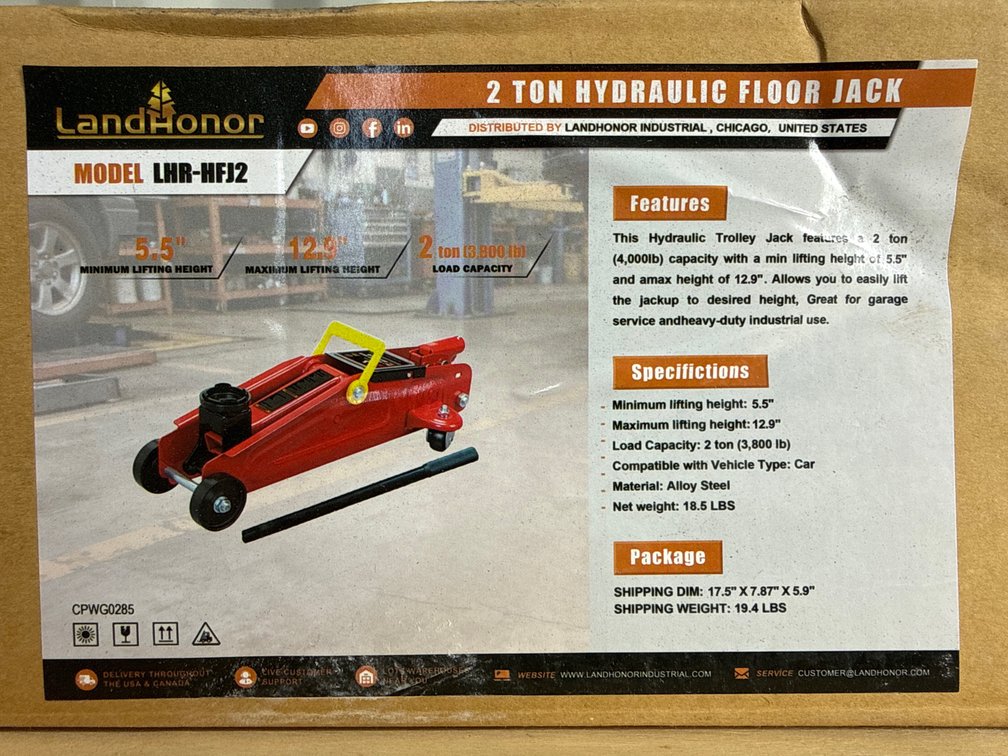 2 ton floor jack