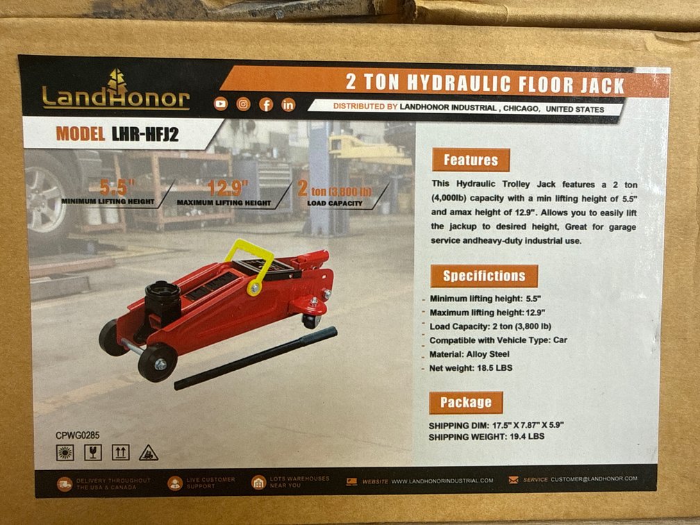 2 ton floor jack