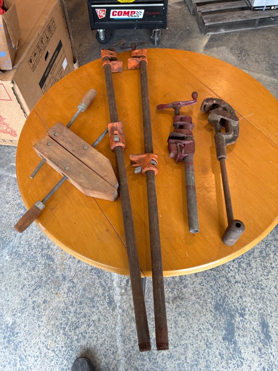 Clamps and Pipe Cutter