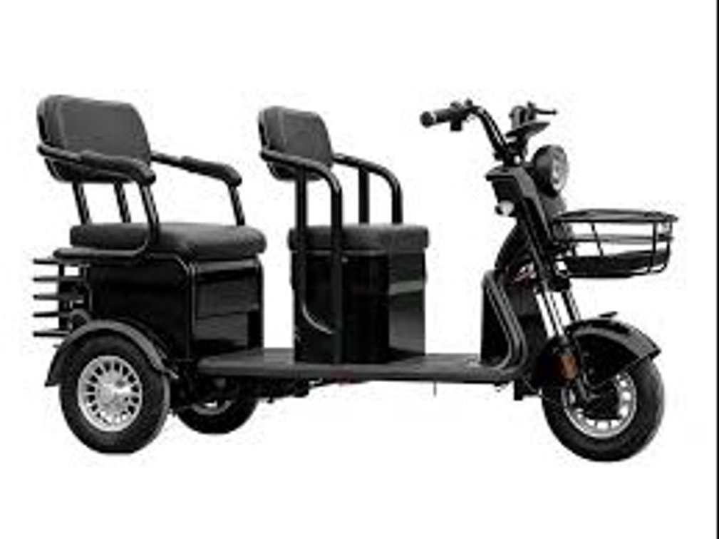 Black-Electric Tricycle( assembly required)