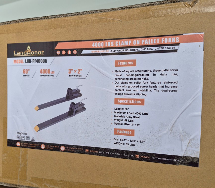 Clamp on Pallet Forks