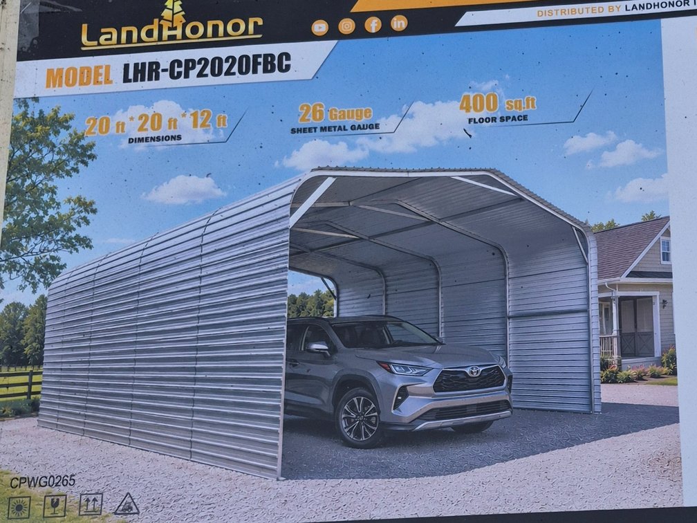 20x20 Carport