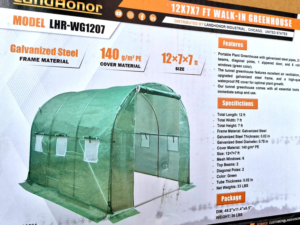 Tunnel greenhouse
