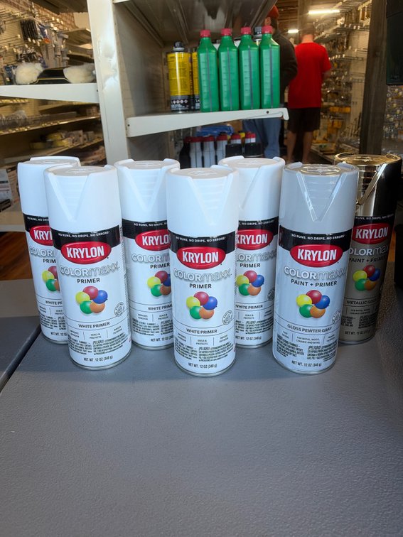 Lot of Krylon Spray Primer and Paint