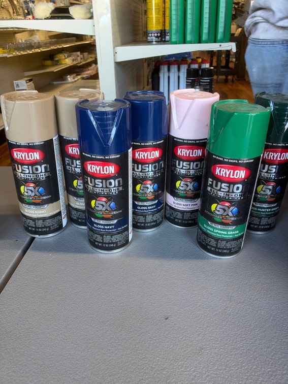 Lot of Krylon Spray Paint and Primer