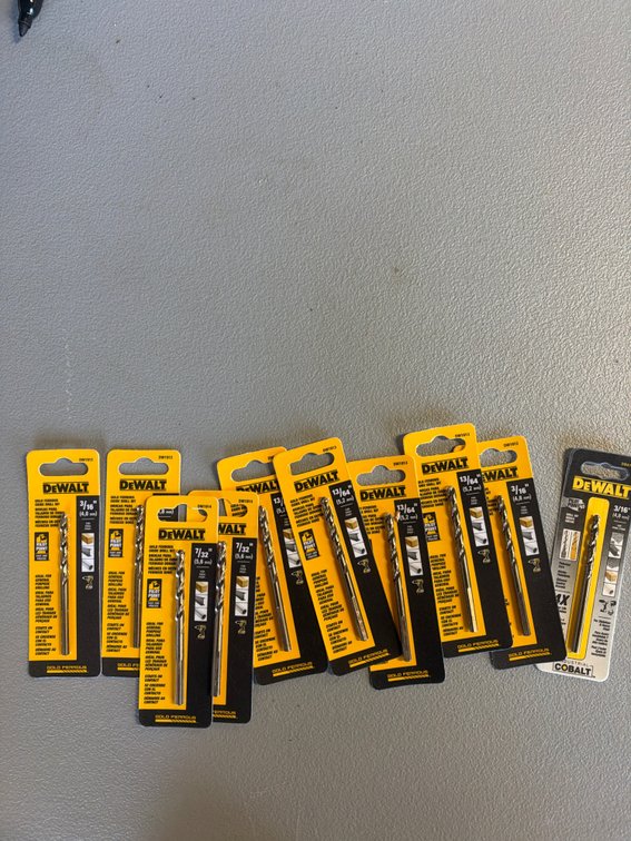Lot of DeWalt Drill Bits
