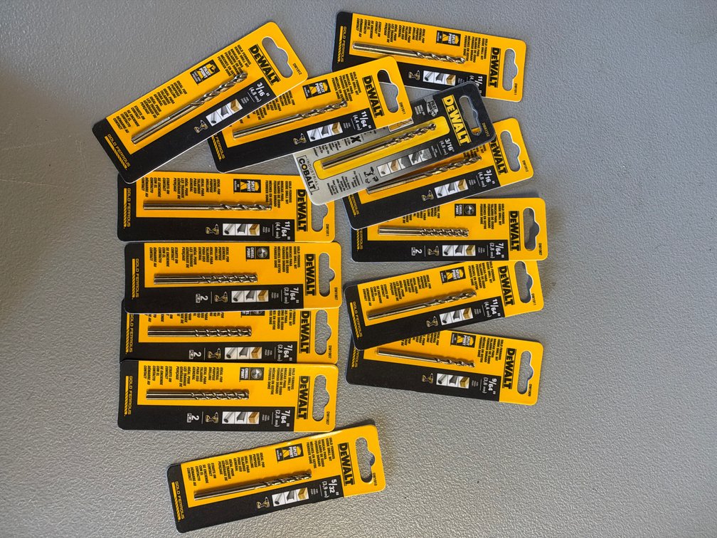 Lot of DeWalt Drill Bits