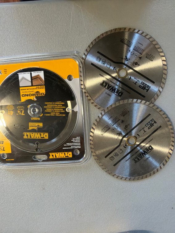 Lot of DeWalt Saw Blades