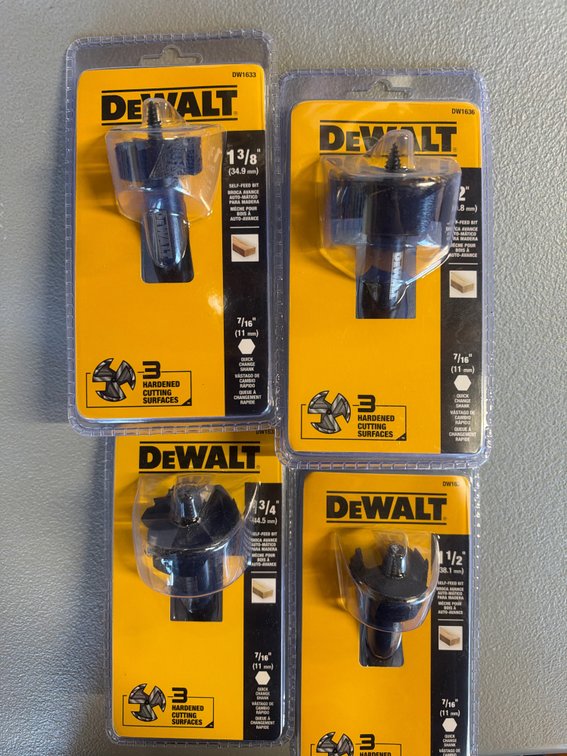 Lot of DeWalt Self-Feed Bits