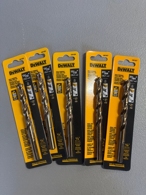 Lot of DeWalt Drill Bits