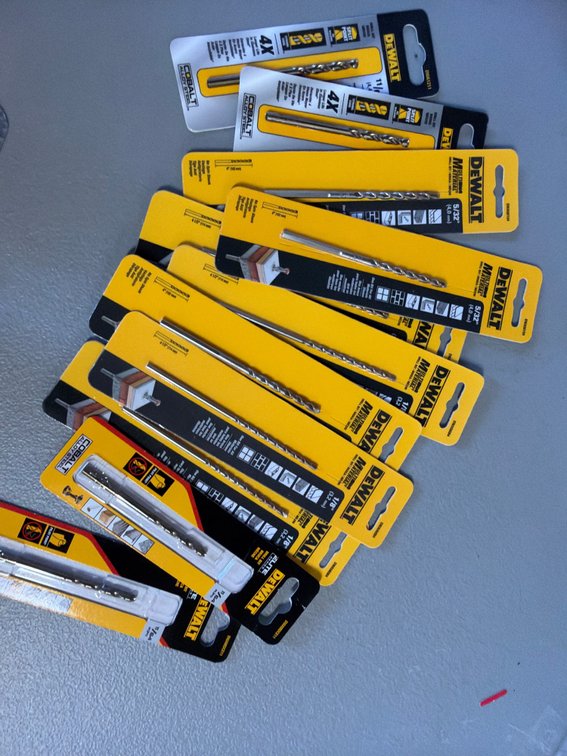 Lot of DeWalt Drill Bits