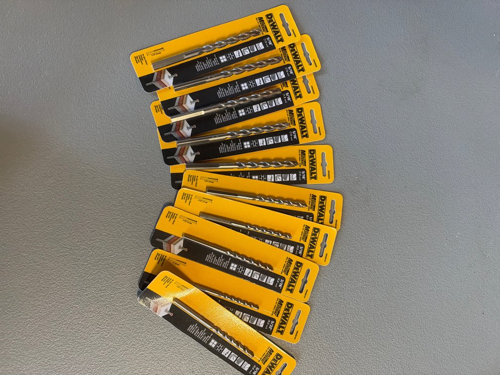 Lot of DeWalt Drill Bits