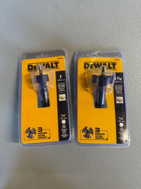 Lot of DeWalt Self-Feed Bits