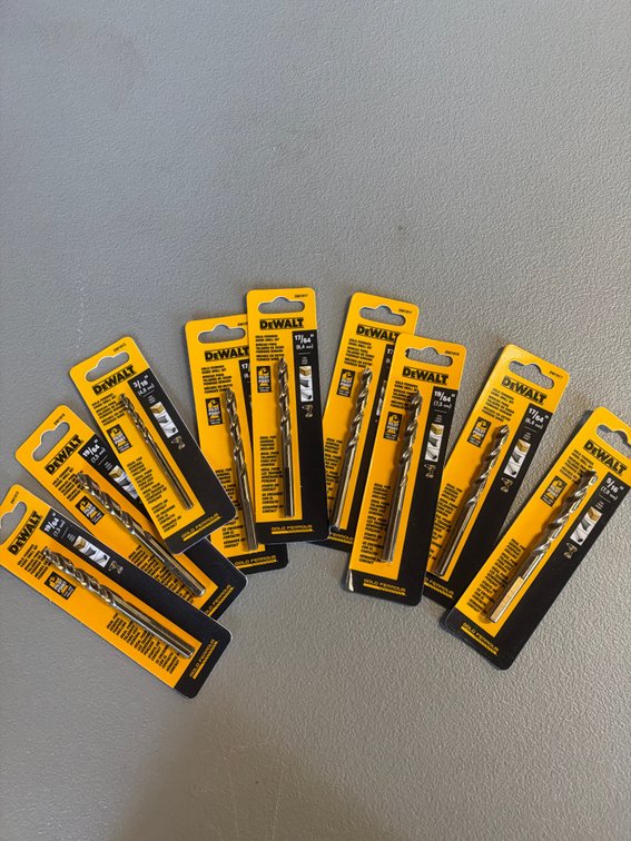 Lot of DeWalt Drill Bits