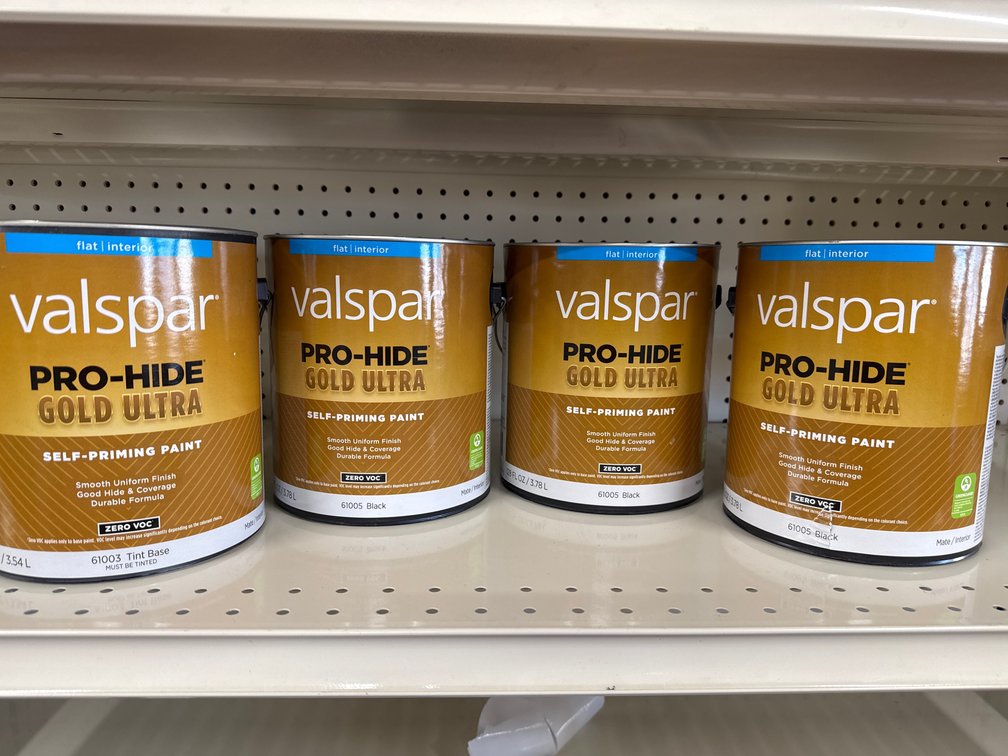 4 cans valspar interior flat
