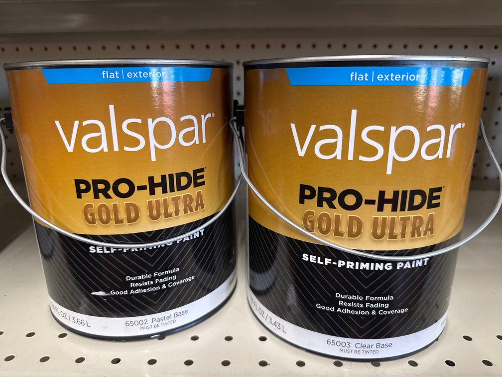 2 valspar flat exterior