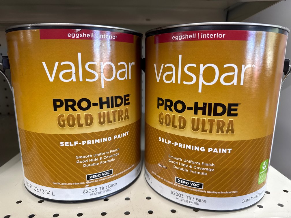 2 valspar eggshell interior