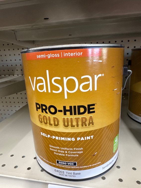 1 valspar semi gloss interior