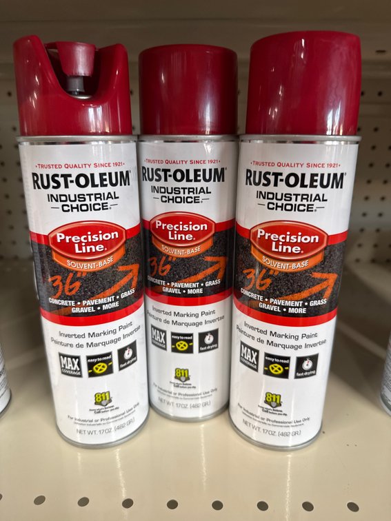 3 rust-oleum precision line marking paint