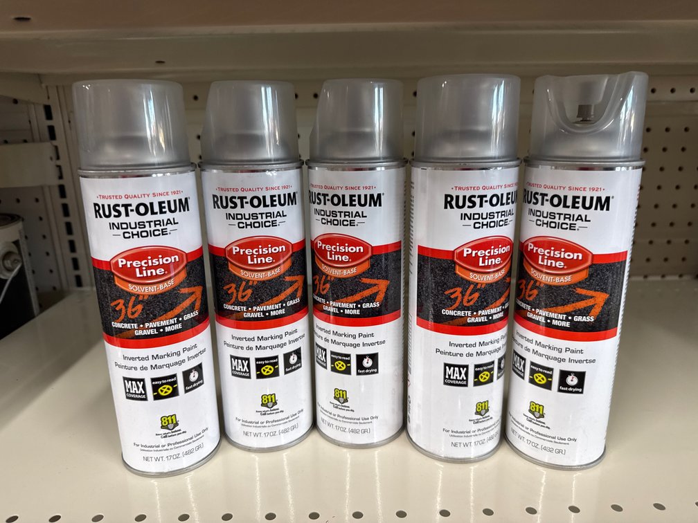 5 rust-oleum precision line marking paint