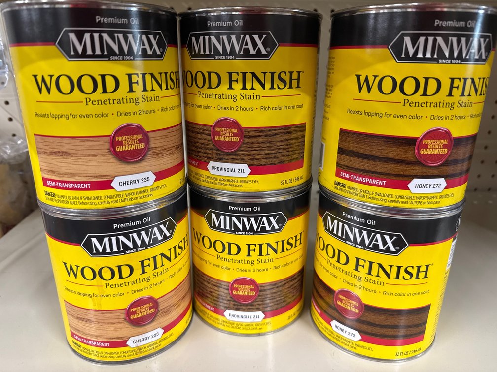 6 quartz minwax stain - assorted