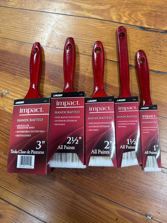 5 paintbrush lot