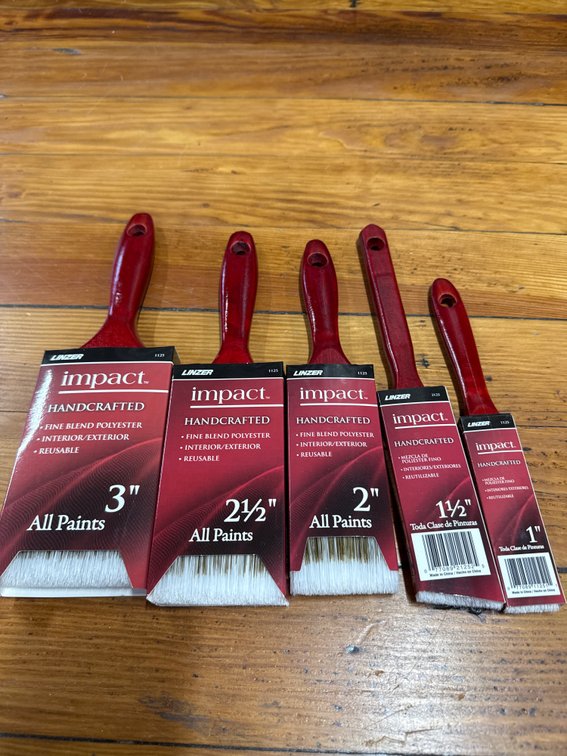5 paintbrush lot